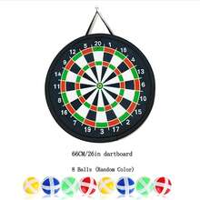 这款大型双面飞镖靶专为儿童设计，是一款趣味十足的派对游戏玩具，配有粘性球和飞镖！内含8个粘性球，适合儿童球类游戏，也适用于室内/室外/花园/棋盘游戏以及各种趣味派对活动。是送给3-12岁男孩女孩的完美生日礼物，也非常适合圣诞节和万圣节！ - 彩色 - 查看 16