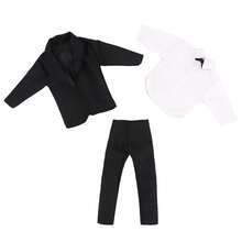 1/6 Doll Clothes Male Doll Daily Wear Casual Suit Shirt Pants Wedding Party Suit Man Doll Suit Clothes 30cm Doll Accessories