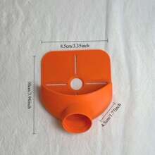 通用集尘器 - 无绳手持式附件，带可伸缩喷嘴适配器 | 可重复使用的塑料集尘器，适用于家具翻新和DIY钻孔（适用于大多数电钻，易于清洁） - 橘色 - 查看 5