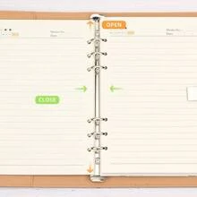 A5 Binder Organizer - Unisex Business Planner - PU Leather Journal -6 Ring Binder Refillable Diary Notepads, Travel Organizer Agenda For Men Women - Blue-671080 - 貝格恩 - 查看 4