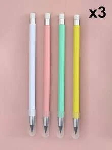 Personalized Custom New Everlasting Pencil Advanced Technology Never Runs Out Macaron Color No Need To Sharpen Not Easy To Break Erasable Pencil Back To School, Gift Ideas - Multicolor - View 18