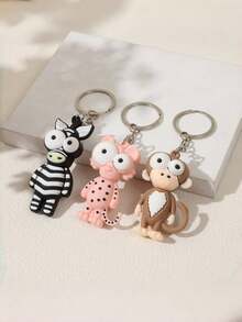 Porte-clés décoratif pendentif de dessin animé, polyvalent et mignon