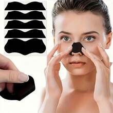 Carbon Blackhead Removal Mask, 10 Nose Patches, Peel-Off Mask, Pore Whitehead Cleaner, Strawberry Nose Clear, Deep Cleansing, Suitable For All Skin Types - Black - View 11