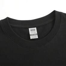 100% Cotton Vintage-Style Women's Short-Sleeved T-Shirt, Loose Round-Neck Casual Top, Featuring Patterns Of The Fantasy World Readers' Association And The Magic Book Flying Dragon, Suitable For Daily Wear, Suitable For All Seasons, Comfortable And Easy To Clean, Women's T-Shirt - 黑色 - 查看 3