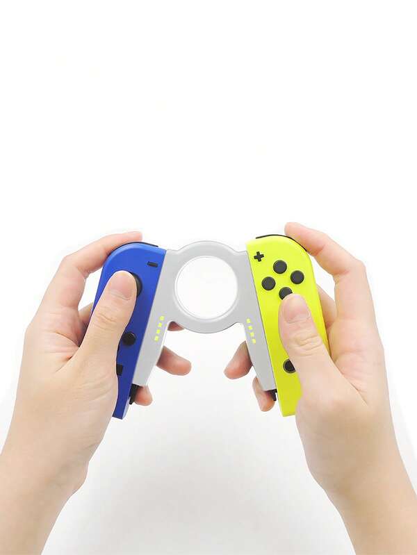 1 Pc NS Controller 2 In 1 Portable Charging Grip, NS Joycon Controller Holder
