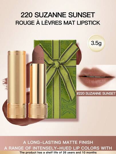  GUCCI MAT RUJ 220#/224# 3,5g, Hediye Olarak Uygun