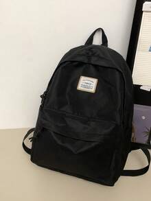 Balo kẻ caro nữ, cổ điển và thời trang - màu đen - Xem 4