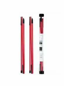 2pcs Golf Folding Alignment Sticks, Golf Direction Rods, Swing Practice Aids - Golf Ball Marker Alignment Sticks, Correction Rods, Multifunctional Training Kit