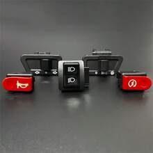 Head Light Horn Turn Signal Hazard Starter Button Toggle Switch For WAVE 125 WAVE 110 WAVE110 W125 W110 For Suzuki Smash 115 110 / Suzuki Spin 125 SGP For Dio 2 3 Japan Specs