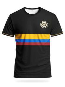 Customized Men's White Striped Football Jersey & Personalized With Name & Number & Comfortable Round Neck Sports Sweatshirt & Suitable For Football Training, Casual Wear & Gift,Stylish,Fashion,Hipster,Casual,Minimal Chic,Personalized,Customized,Custom,Unique,Guy Costumes,Capsule Wardrobe,Men Basic/Street Style,Ideal Gifts For Him,Boyfriend,Family,Friends,For Birthdays,For Vacation/ Holiday,For School/Competition,For Sports/Climbing,Stylish,Fashion,Hipster,Casual,Minimal Chic,Personalized,Customized,Custom,Unique,Guy Costumes,Capsule Wardrobe,Men Basic/Street Style,Ideal Gifts For Him,Boyfriend,Family,Friends,For Birthdays,For Vacation/Holiday,For School/Competition,For Sports/Climbing,Stylish,Fashion,Hipster,Casual,Minimal Chic,Personalized,Customized,Custom,Unique,Guy Costumes,Capsule Wardrobe,Men Basic/Street Style,Ideal Gifts For Him,Boyfriend,Family,Friends,For Birthdays,For Vacation/Holiday,For School/Competition,For Sports/Climbing,Men Sports & Entertainment Wear - Black - View 3