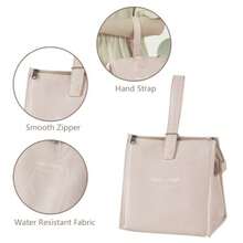 Lunch Bag Women Lunch Box Lunch Bag For Women And Men Adult Leakproof Small Lunch Bag Cooler Bag Reusable Insulated Lunch Tote Bag Large Capacity Lunch Container For Work Office Travel Beige