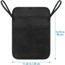 Baby Stroller Bag Hanging Net Big Bags Portable Baby Umbrella Storage Bag Pocket Cup Holder Organizer Universal Useful Accessory Double Layer Baby Stroller Hanging Bag Net Bag Baby Umbrella Bag Universal Baby Stroller Storage Bag Baby Bottle Water Cup Bag - Multicolor - View 3
