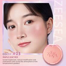 Zeesea VELVET CREAM BLUSH 霜状质地，气垫腮红更显好气色 - #03 Maple Leaf Red - 查看 1