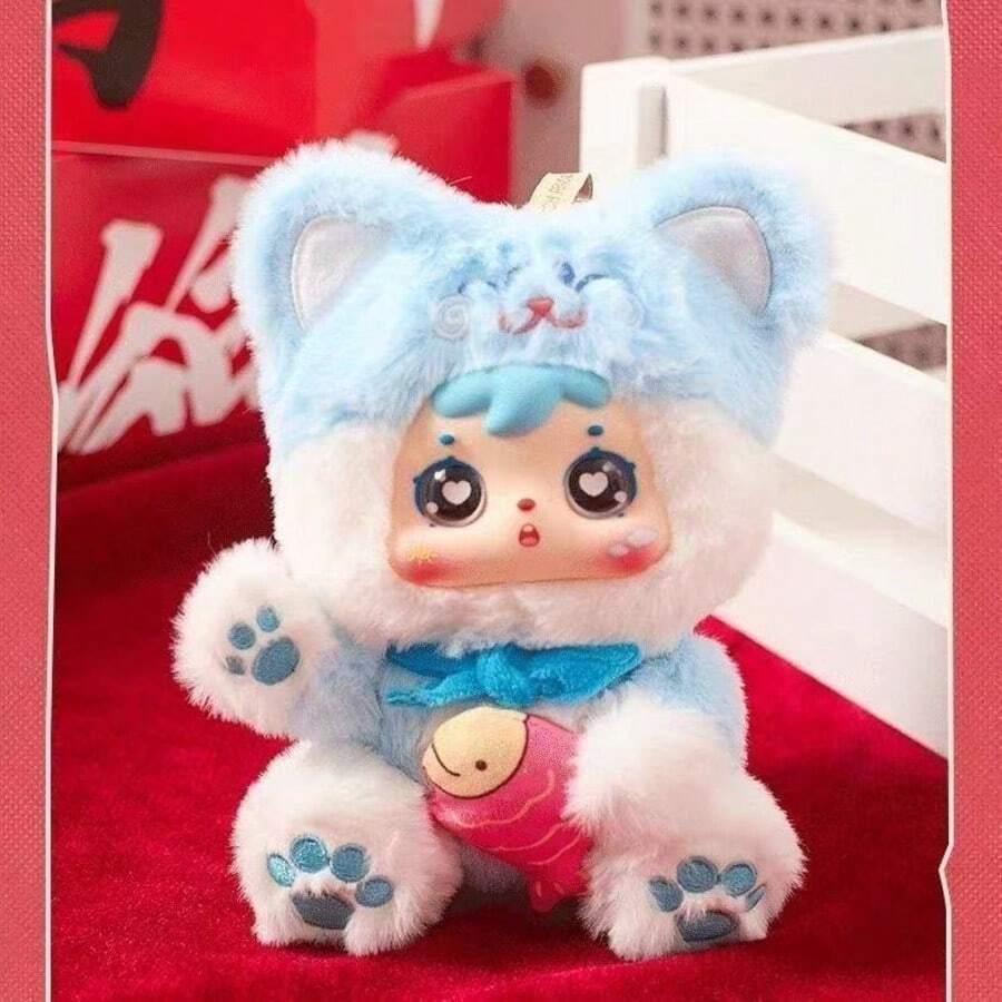 Official 3 Little Hairs Blind Box Samuel Meow Lucky Cat Pendant Blind ...