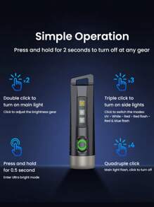 PHILIPS EDC Flashlight White Light Illumination - Multicolor - View 9