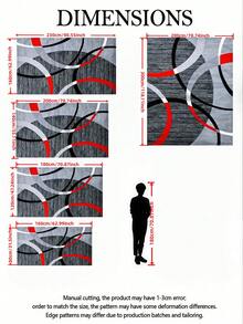 Light Luxury Style Interior Decoration Carpet, New Short Velvet Material Interior Carpet, Living Room Carpet, Sofa Carpet, Bedroom Carpet, Bed Side Sliding Carpet, Dining Room Kitchen Carpet, Office Chair Cushion, Entrance Door Cushion, Outdoor Picnic Mat, Baby Crawling Soft Carpet, Outdoor Camping Carpet - Multicolor (A) - View 4