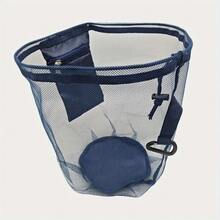 黑色便携式篮球网袋排球袋足球袋抽绳网袋旅行训练可装篮球鞋篮球包1个装 - 彩色 - 查看 7