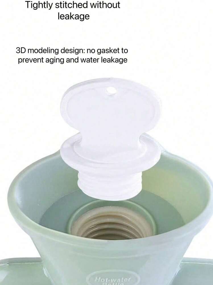 Joivida 1 件男女通用卡通水果图案植绒大容量热水袋，可重复填充，防爆，防漏，可拆卸，温暖暖手器，适合冬季户外露营、旅行、居家、办公室、学校、宿舍、日常使用 - 彩色 - 查看 10