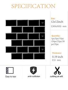 6/12/18/24 paneles de pared con textura de plumas de 12x12 pulgadas, pegatinas de pared autoadhesivas desmontables a prueba de salpicaduras para paneles de cocina y diseños de baño, pegatinas, pegatinas de pared, pegatinas de decoración del hogar, artículos de decoración de primavera, redecora tus paredes del hogar para que se vean como nuevas, pegatinas de decoración para regalos de cumpleaños y graduación fáciles de limpiar y brillar después de limpiar el papel tapiz, papel de pared, decoración de paredes, decoración de habitaciones, pegatinas de papel tapiz, decoración de paredes, decoración de dormitorios, decoración de cocinas