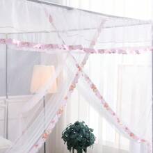 Canopy Bed Curtains Full - 4 Corner Canopy For Beds, Bed Canopy For Girls Adult, Bedroom Decor (Full Size, White),11376872