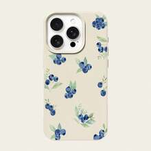 1个TPU材质蓝莓图案手机壳，兼容/等手机，国际版，非国内版 - 白色 - 查看 5