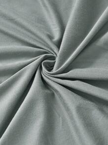 1件/2件/4件/6件装纯色牛奶丝新款弧形薄款座椅套，经典简约设计，防水（非100%防水），防尘，适用于客厅、餐厅、书房等场所，100%涤纶薄款弧形椅套，房间装饰 - 彩色 - 查看 9