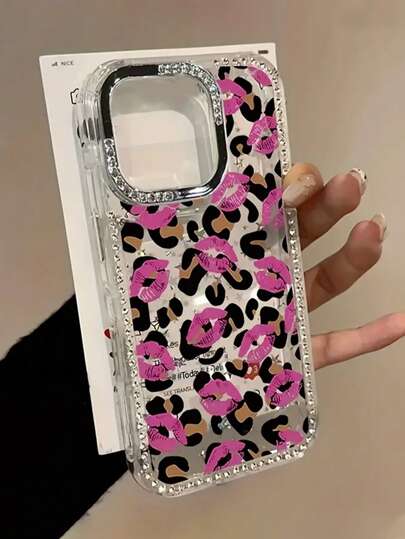 1 pieza Funda de teléfono transparente con Body completo, a prueba de golpes, con borde de cristal de imitación chapado, diseño de estrella brillante y de lujo, compatible con iPhone 17/17 Air/17 Pro/17 Pro Max, 16, 16 Pro, 16 Plus, 16 Pro Max, 15, 14, 14 Pro Max, 13, 12, 11