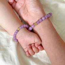 Pulseras de vuelta a la escuela para madre e hija, juego de pulseras a juego con forma de corazón "mamá e hija", regalos para el primer día de escuela