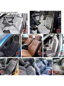 Car Seat Covers For Lexus For RX/Harrier SC/Soarer SC US LS NX 5 Seats  Durable PU Leather Cushion  Auto Interior Accessories  Black And Red (001) - RX/Harrier 1999-Present - 查看 7