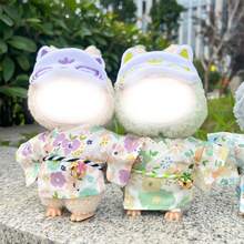 17cm Plush Doll Clothes, LBB Accessory Floral Shirt & Shorts, Cute & Fresh Japanese Style Outfit Set For LABOBO Doll - Multicolor - View 3