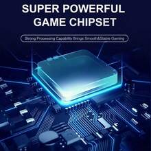 Consola de juegos retro, controlador inalámbrico, conecta a la televisión y disfruta en pantalla grande. - Negro - Ver 4