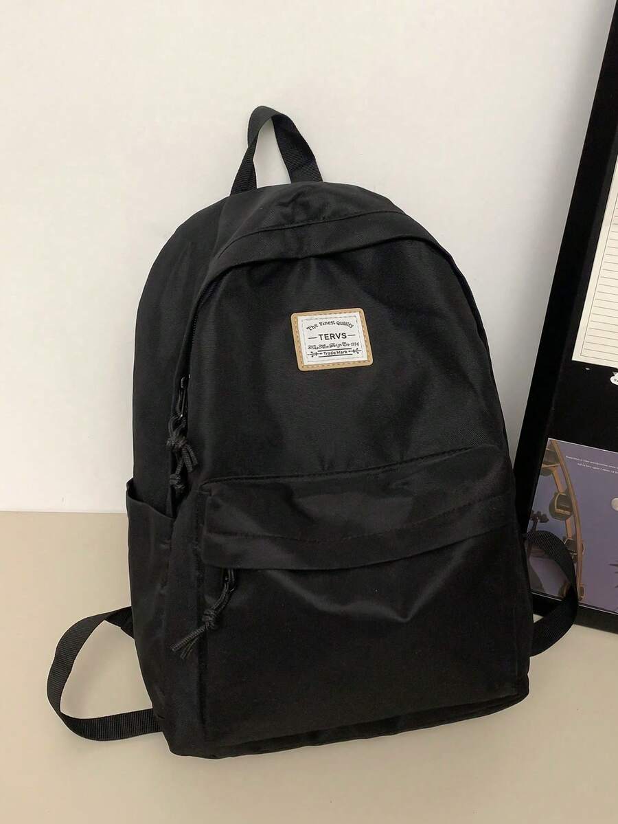 Balo kẻ caro nữ, cổ điển và thời trang - màu đen - Xem 1