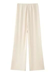 女士裤装套装 两件套 夏季女士裤装套装 两件套上衣 优雅女装套装 休闲两件套 女士 白色 - 白色 - 查看 10