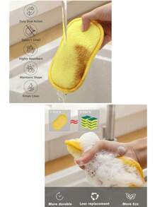 Random Color Kitchen Towel And Dishcloth Set, Including Dishcloth, Cleaning Cloth, Wiping Cloth, Suitable For Women's Gifts On Various Holidays Like Valentine's Day, Christmas, Mother's Day, Thanksgiving, New Year, Wedding, Marriage - Multicolor - View 8