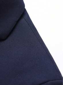 Áo khoác blazer trơn màu thường ngày cho nam, Áo khoác vest nhỏ thời trang cho doanh nhân trung niên, Mùa thu - Màu xanh hải quân - Xem 5