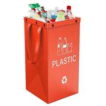 1pc/3pcs Foldable Trash Can, Reusable, Easy To Clean, Large Capacity, Durable Garbage Bin For Outdoor, Kitchen, Living Room Waste Sorting