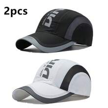 1pc/2pcs Lightweight Breathable Mesh Running Cap, Adjustable Outdoor Sports Sun Hat, Unisex,Beach,Holiday - Multicolor - View 18