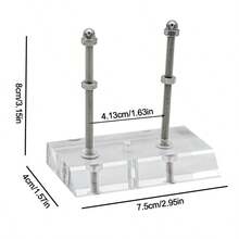 Skateboard Deck Display Wall Mount Hanger Rack Longboard Hanging Holder - Clear - View 7