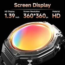 Reverse Charging, 1200mAh Large Battery Capacity Outdoor Smart Watch For Men And Women, Outdoor GPS Tracking, Ten-Meter Waterproof, 1.39-Inch Large Screen Size, Super Bright Flashlight, Ultra-Long Battery Life, Message Reception, Answering Calls, Music Control, Sports Data Collection, Pedometer