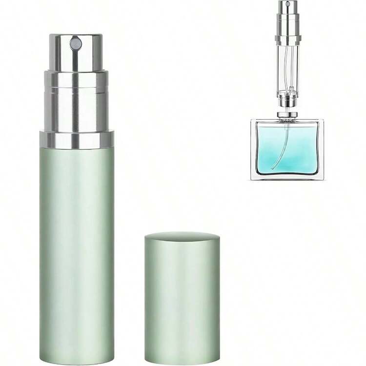 Refillable Perfume Atomizer Travel Bottle 5ml Leakproof Luxury Travel Perfume Refillable Bottle, Portable Fragrance Atomiser(Light Blue) - 淺綠色 - 查看 1