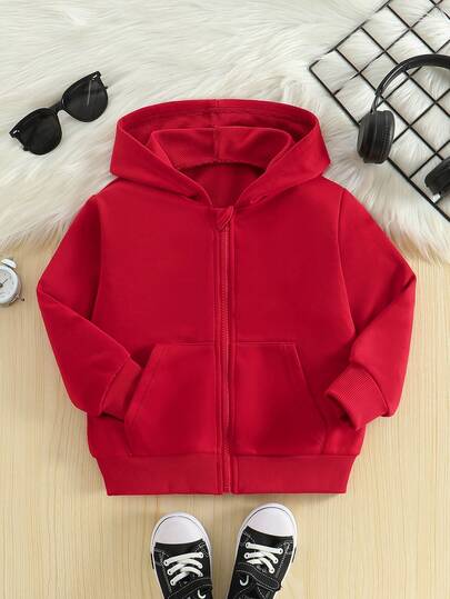 Young Boy Clothing, Black Hooded Jacket, Suitable For 4-7 Year Old Children To Wear In Autumn And Spring. This Jacket Is Not Only Suitable For And School, But Also For Wearing At Home