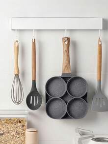 4-Cup Egg Omelette Pan Nonstick Egg Frying Pan, Versatile Breakfast Skillet For Eggs Cooker , Pancakes, Plett, Crepes, Compatible With Gas Stove And Induction Cooktop Cookware - Multicolor - View 5