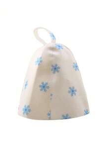 1PC Sauna Shower Cap, Simple And Stylish Felt Shower Cap - Multicolor - View 10