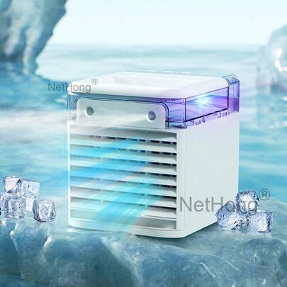 NetHong New Portable Air Cooler Fan Evaporative Ice Cold Cooling Air Conditioner Humidifier Summer Cooling UK