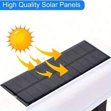 LED Solar Lights Outdoor, High Brightness Solar Street Light Outdoor Solar Parking Lot Street Light With Infrared Remote Control, Outdoor IP65 Waterproof, Including Human Sensor Function Wall Mount For Commercial Area Lighting, Yard, Garage