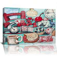 Framed Philip Guston - Summer Kitchen, Fine Art Giclee Print, Still Life Poster,Painting,Cuadros Para La Sala,Decoraciones Para Cuarto,Room Decor,Bathroom Decor