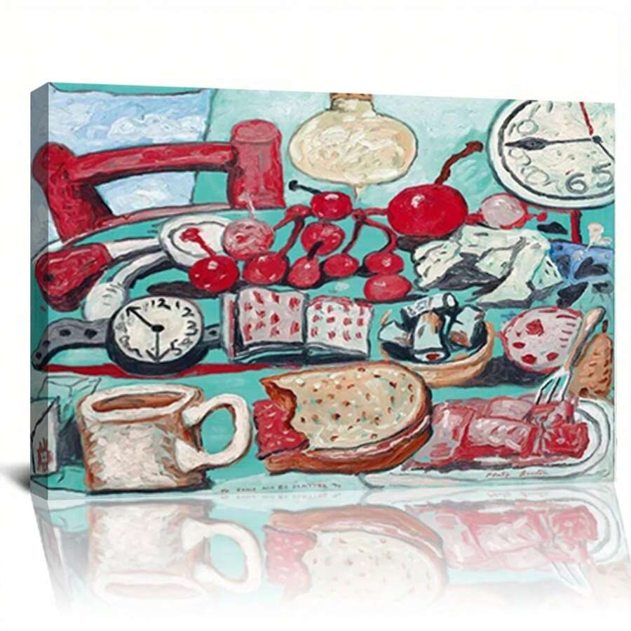 Framed Philip Guston - Summer Kitchen, Fine Art Giclee Print, Still Life Poster,Painting,Cuadros Para La Sala,Decoraciones Para Cuarto,Room Decor,Bathroom Decor