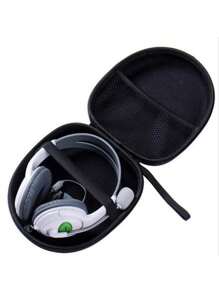 1PC Hard Shell Carrying Headphones Case Headset Travel Bag Wireless Earphones Bluetooth Earphones Earbuds For Business,Travel,School,College,Office,Pressure Resistant Large Earphone Bag EVA Headwear Folding, Portable Anti Drop And Anti Pressure Bluetooth Earphone Storage Bagcharger Case Power Bank Phone Charger Digital Camera Accessories