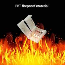 10 Pcs 4 Pin RGB LED Light Strip Connector 10mm Strip To Strip Solderless Connector For SMD 5050 Multicolor LED Strip