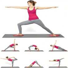 1 par de discos deslizantes para gimnasio en casa, silenciosos para yoga y entrenamiento de pilates de núcleo, entrenamiento de músculos abdominales, almohadilla de equilibrio